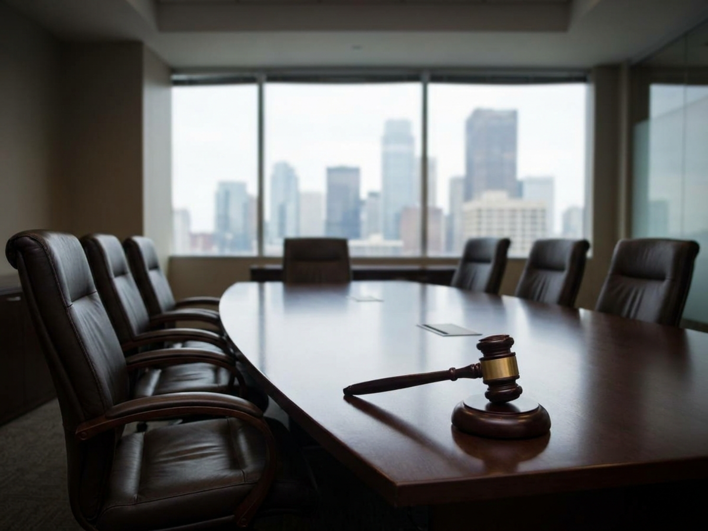 Premium law firm office interior with modern aesthetic and professional atmosphere